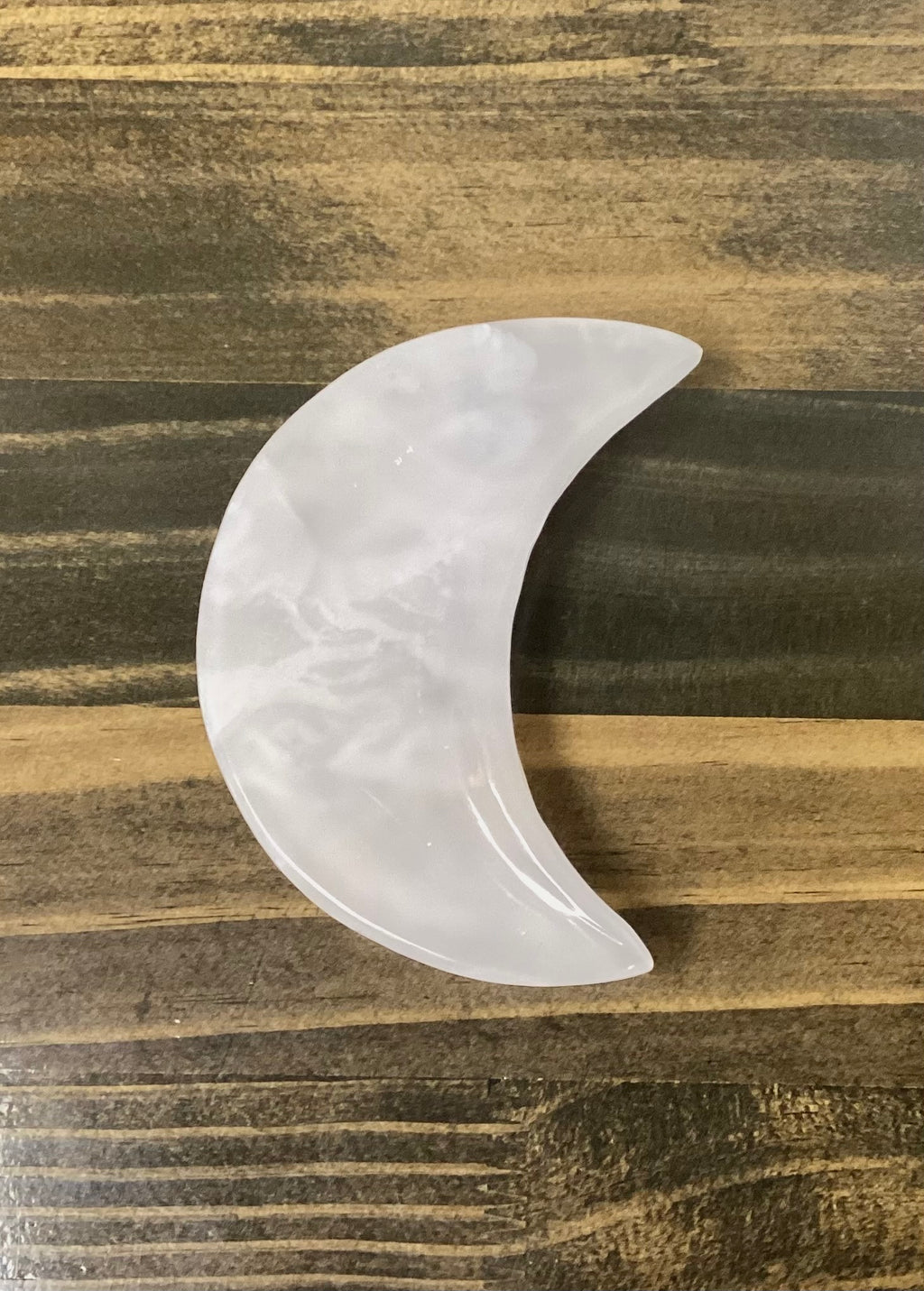 Pink Calcite Moon Bowl - Lighten Up Shop