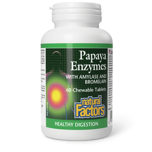 Papaya Enzymes with Amylase and Bromelain - 60 Chewable Tab - Lighten Up Shop