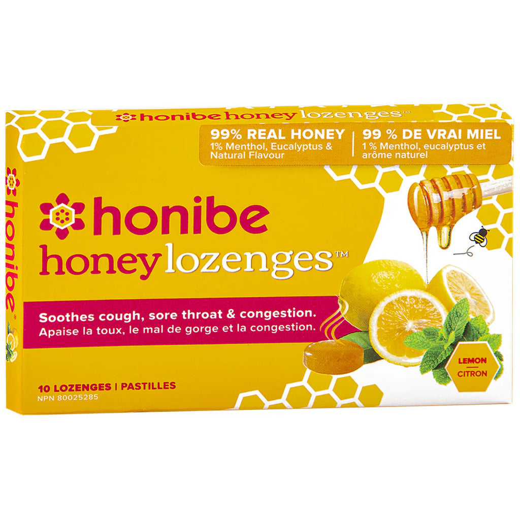 Honibe Lozenges 10 Lozenges Pack - Lemon - Lighten Up Shop
