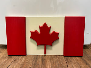 Canada Flag Wooden Sign - Lighten Up Shop