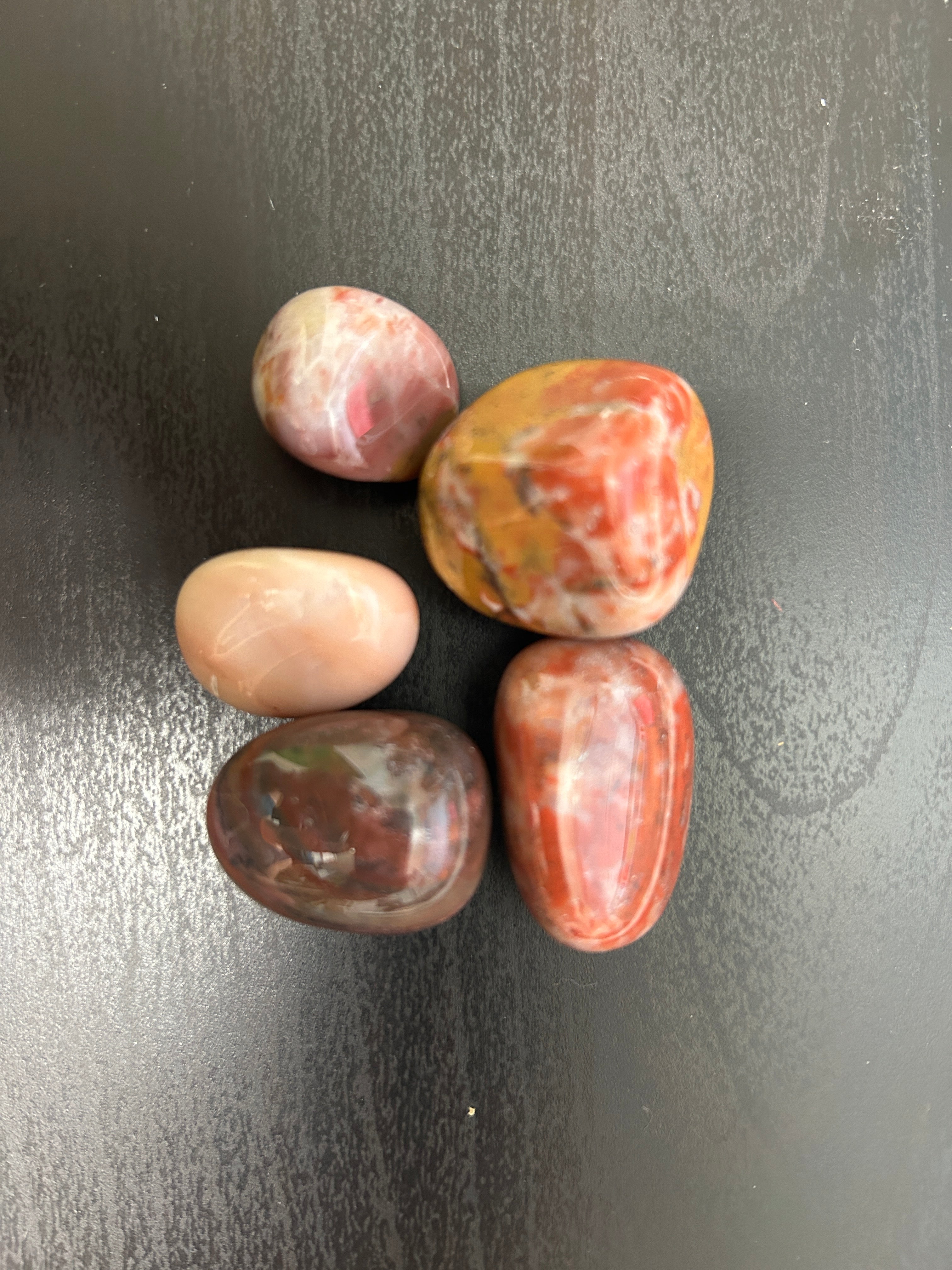 Bamboo Leaf Agate Loose Tumbled - Lighten Up Shop