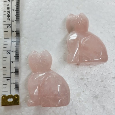 Rose Quartz Cat - Lighten Up Shop
