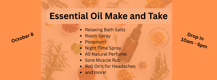 Fall Essential Oil Make and Take - Lighten Up Shop