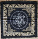 Metatrons Cube Altar Cloth 18" - Lighten Up Shop