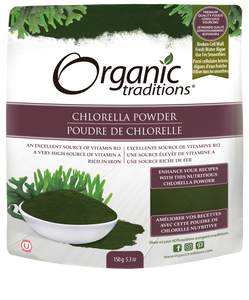 Organic Traditions Chlorella Powder 150g - Lighten Up Shop